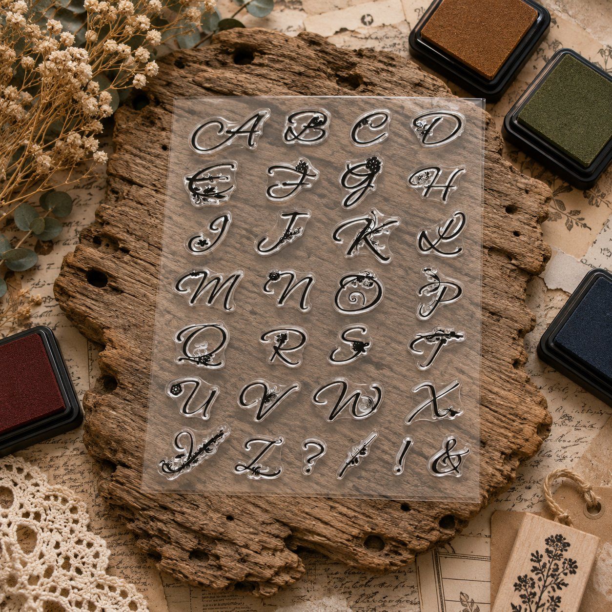 Timbri: Neues Set  Motivstempel  ABC / Buchstaben – Nuovo e nell'imballaggio originale da Effretikon venduto da wenuss 1