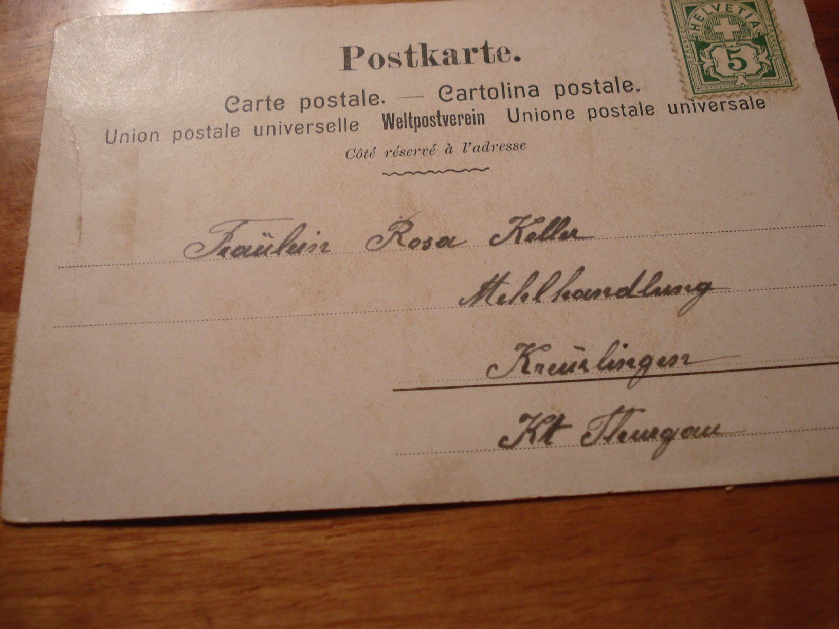 Cartoline postali: Frauenfeld - Gütle's Thiergarten um 1903, farbig – Usato da Niederwil AG venduto da morostahu 3