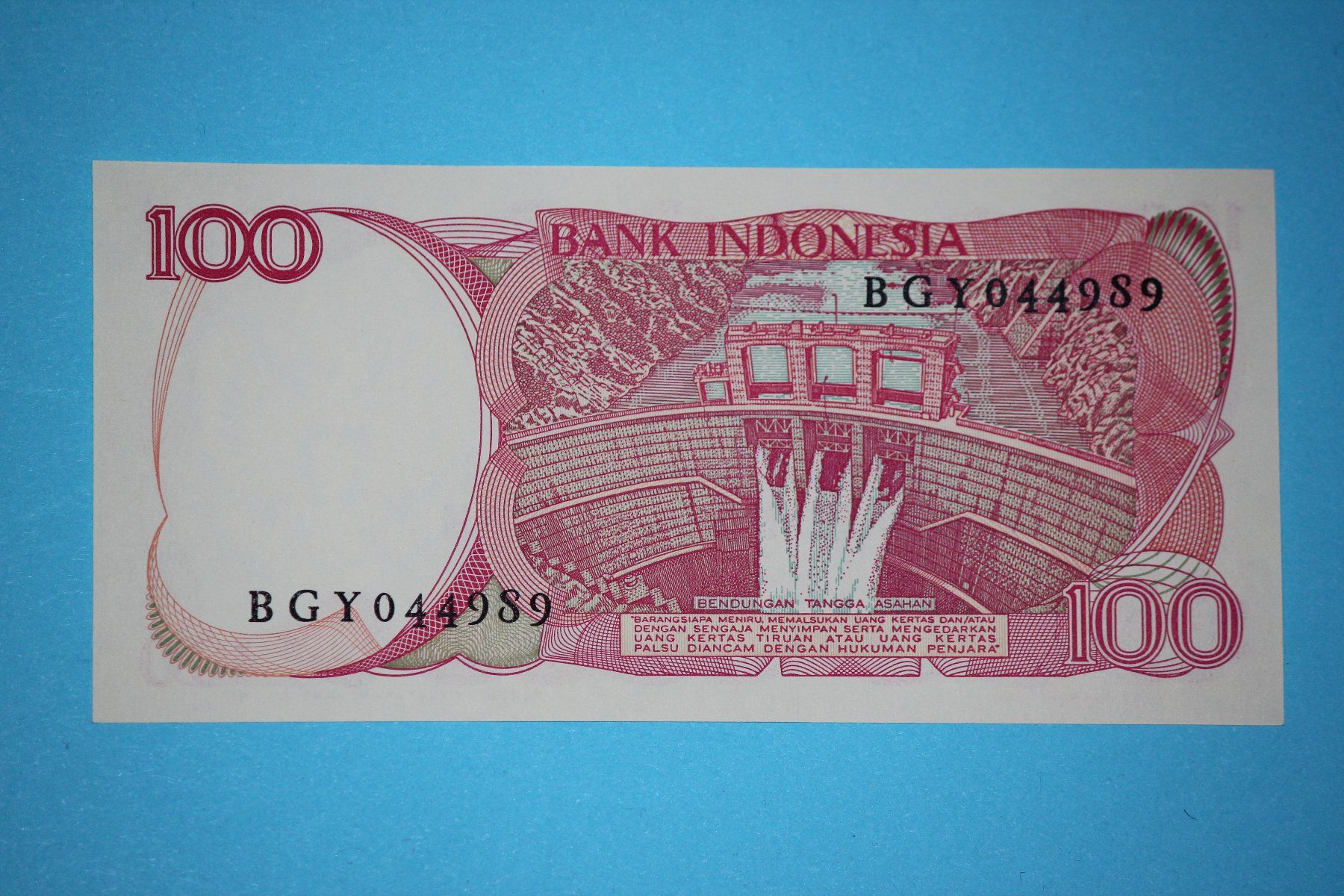 Banknoten: INDONESIEN - 100 Rupiah 1984 unz. – Neu (gemäss Beschreibung) aus Wichtrach von LuckyLuke69 1