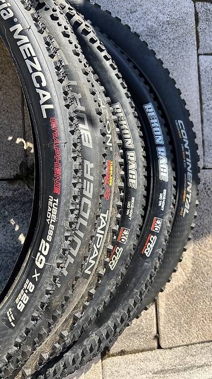 Continental Ersatzteile: 6 pneus VTT XC / Trail compatible Tubeless – Gebraucht aus Bulle von CyclingSwiss