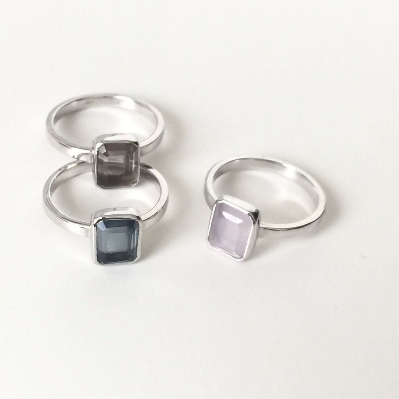 Ringe: Ring türkis mint Aqua Chalcedon 925 Silber Stapelring 49 – Neu (gemäss Beschreibung) aus Zürich von goldfisch.schmuck 3