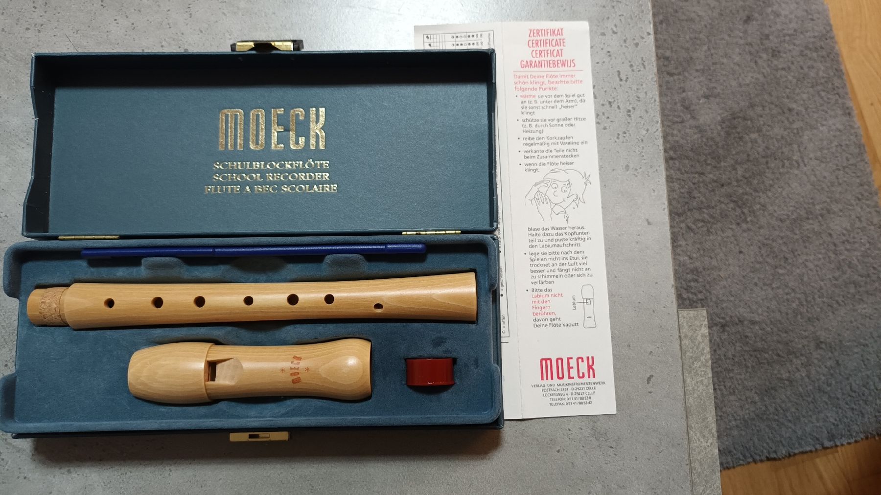 Musikinstrumente: Neue MOECK-Schulblockflöte – Neu (gemäss Beschreibung) aus chur von erika025