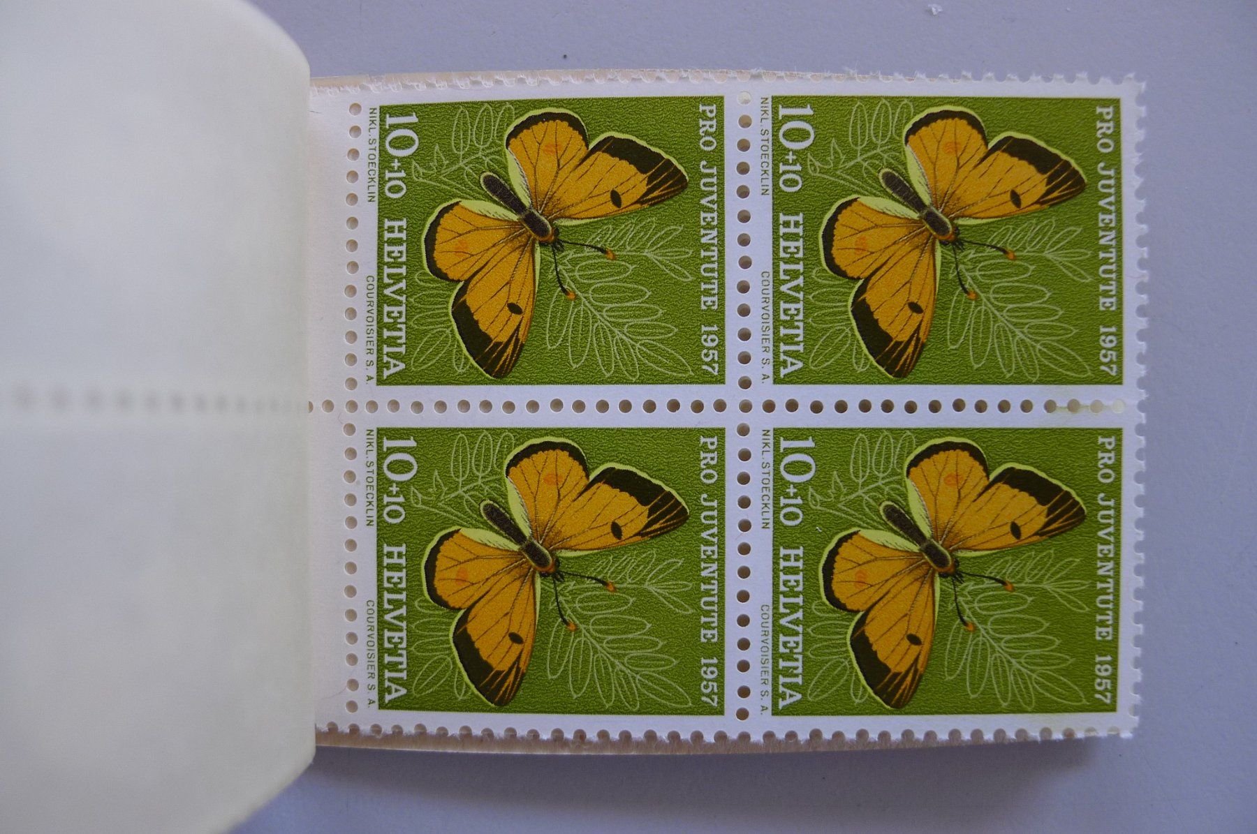 Tutti i francobolli: 1957, Pro Juventute, Markenheft Nr.6 postfrisch **, 300.-+ – Usato da Sursee venduto da Luzernerraute 4