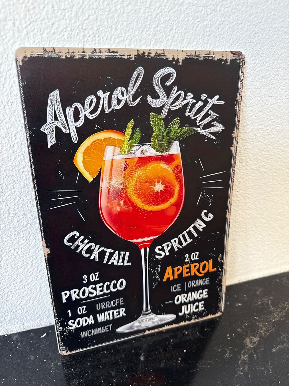 Insegne: METALL SCHILD APEROL SPRITZ / 1 Stück / NEU/ – Nuovo e nell'imballaggio originale da Seon venduto da Aaargauer01