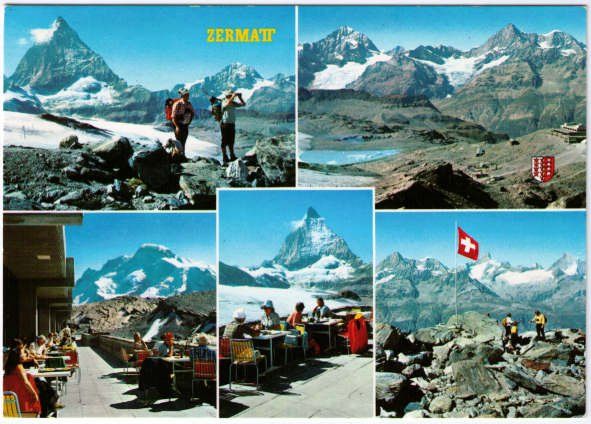 Cartes postales: Zermatt - 5 Bild AK – D'occasion à Binningen par Mountainrider
