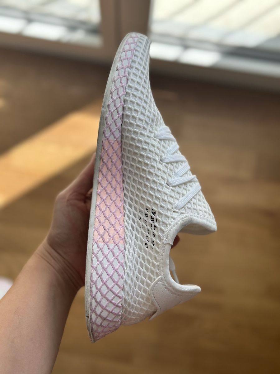 Scarpe da uomo: Adidas Damenschuhe Weiss-Rosa – Nuovo (secondo la descrizione) da Basel venduto da FatmaCan52 7