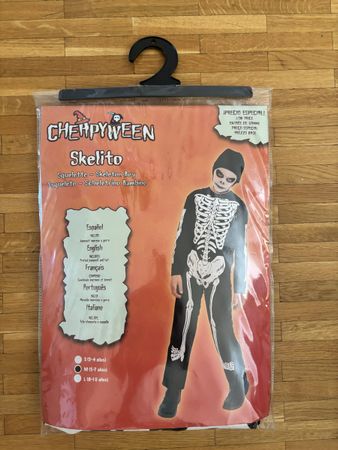 Déguisement Halloween squelette 5-7 ans