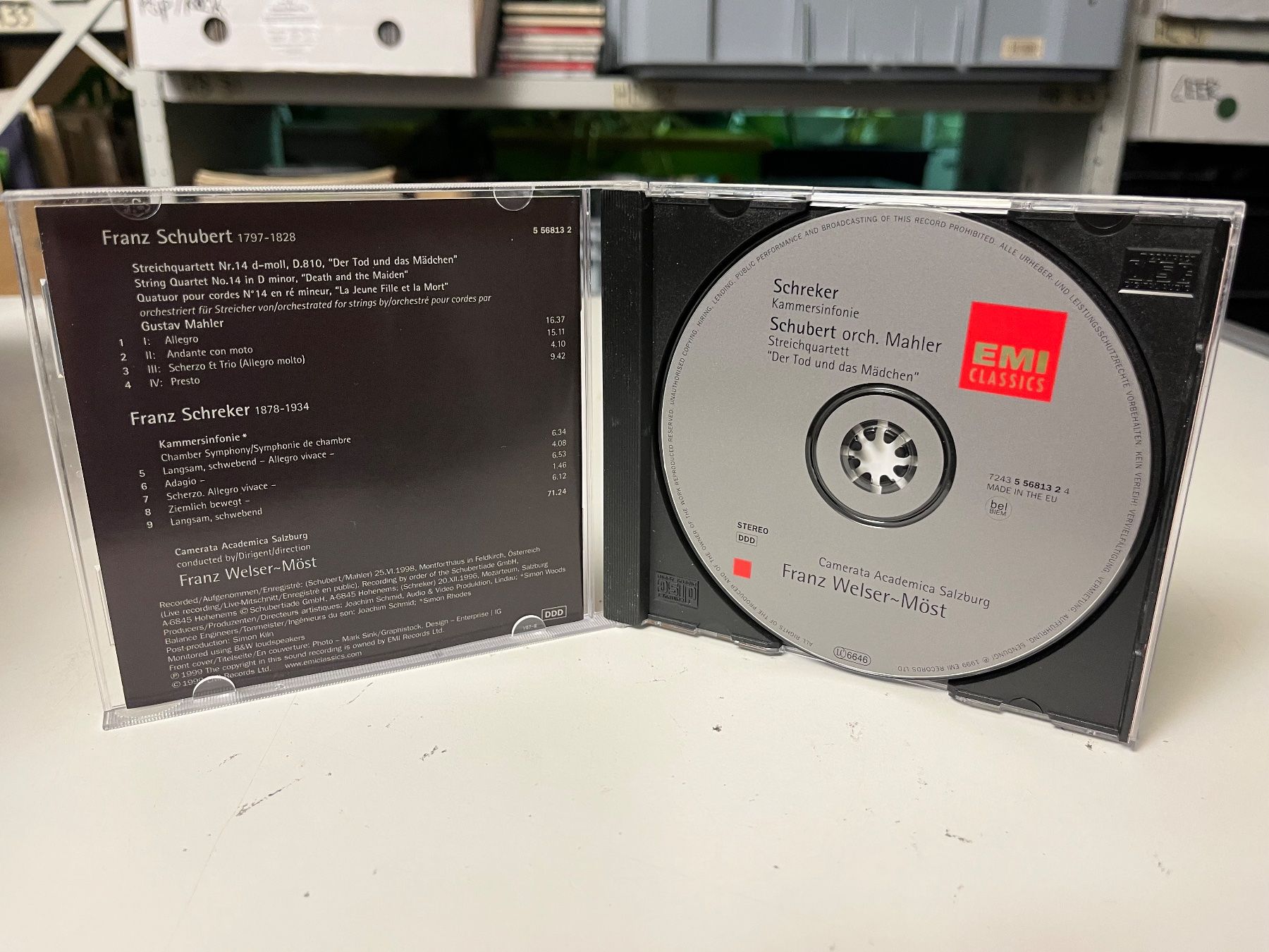 CDs: Schreker - Kammersinfonie - SR13B – Gebraucht aus Küsnacht ZH von Internetradio 2