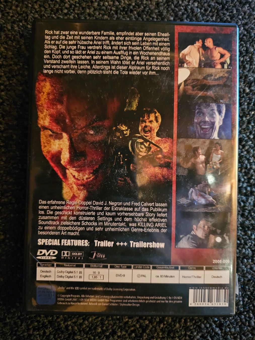 Tutti i DVDs: KILLING ARIEL(13959) – Usato da Ruswil venduto da jan_bxl5 1