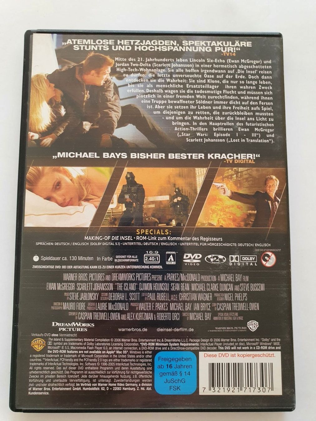 Alle DVDs: Die Insel - The Island – Gebraucht aus Oberdorf BL von BaldenEagle 1