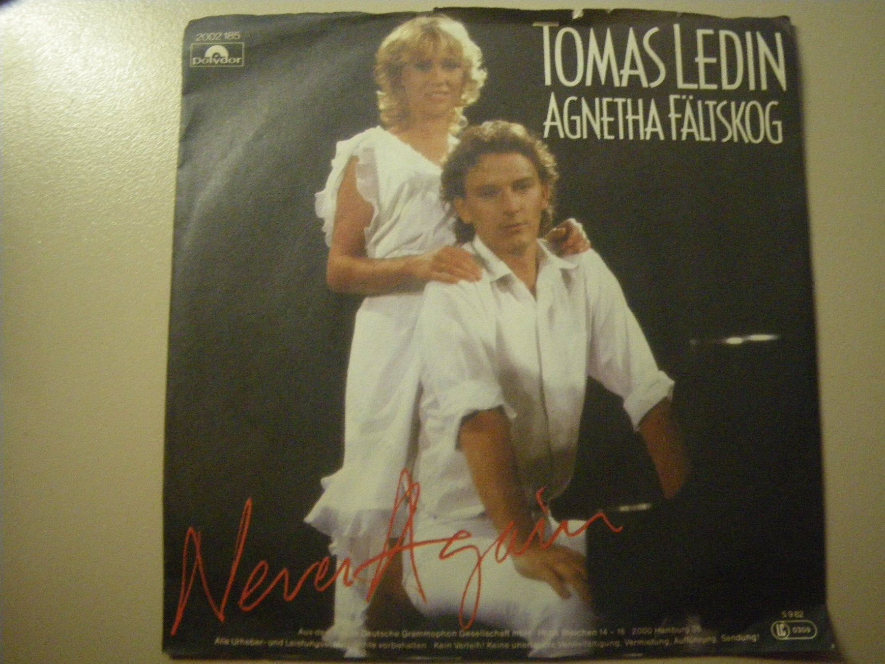 Dischi in vinile: Vinyl-Single Ledin/Fältskog (ABBA) - Never Again – Usato da Langenthal venduto da Modo39
