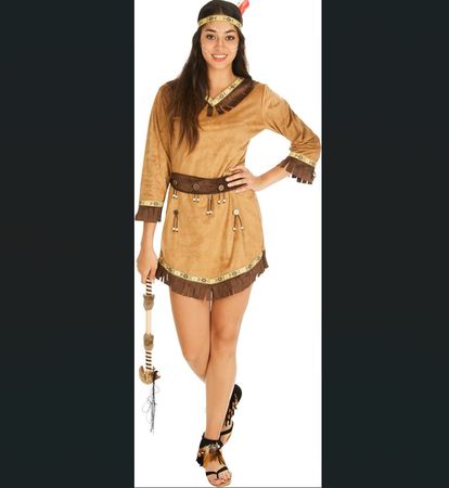 🥳 Kostüm Indianerin / Pocahontas - M - Winnetou-Vibes