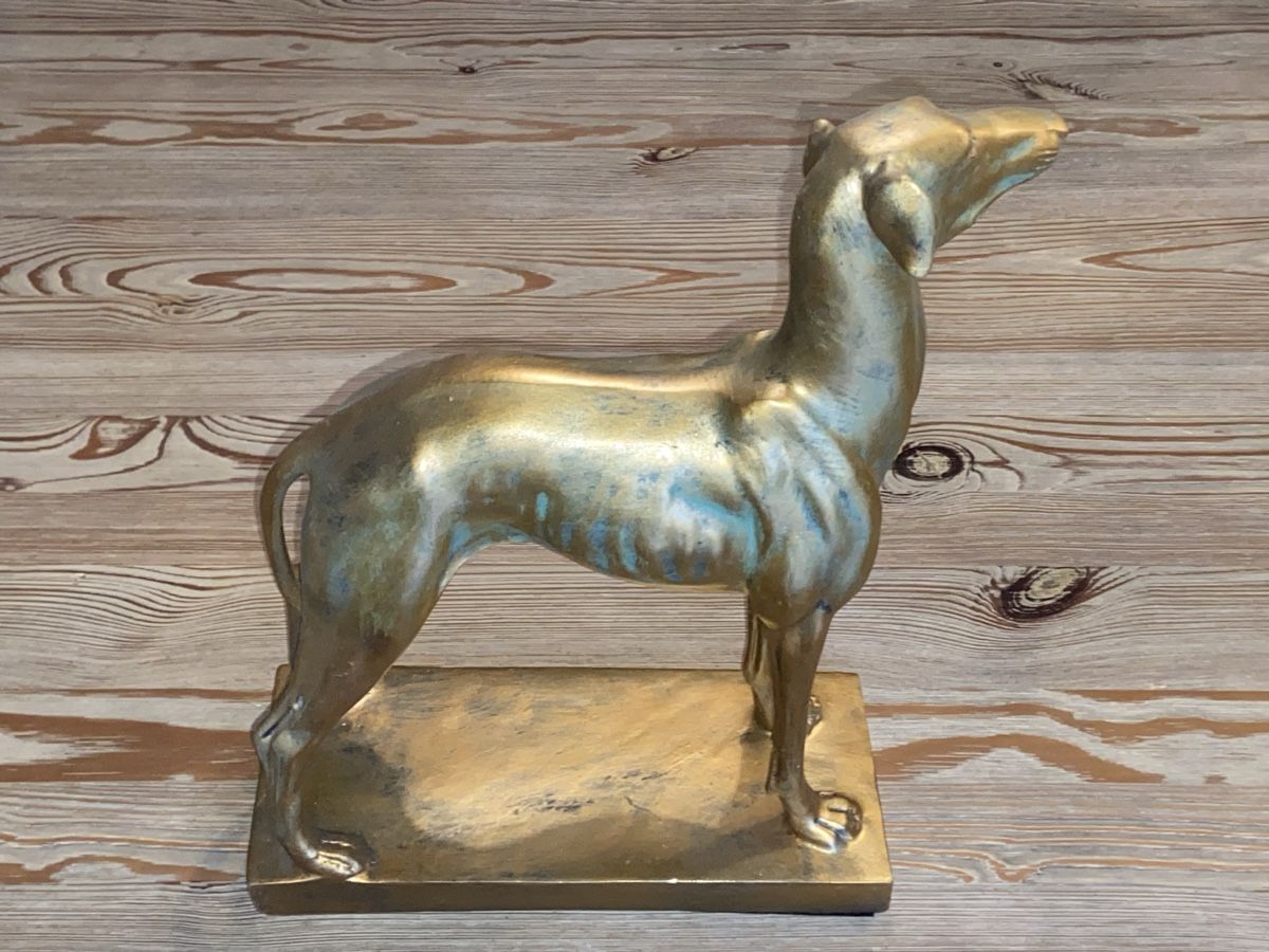 Statuette: Windhund aus Resin – Usato da Düdingen venduto da Reconflo 3