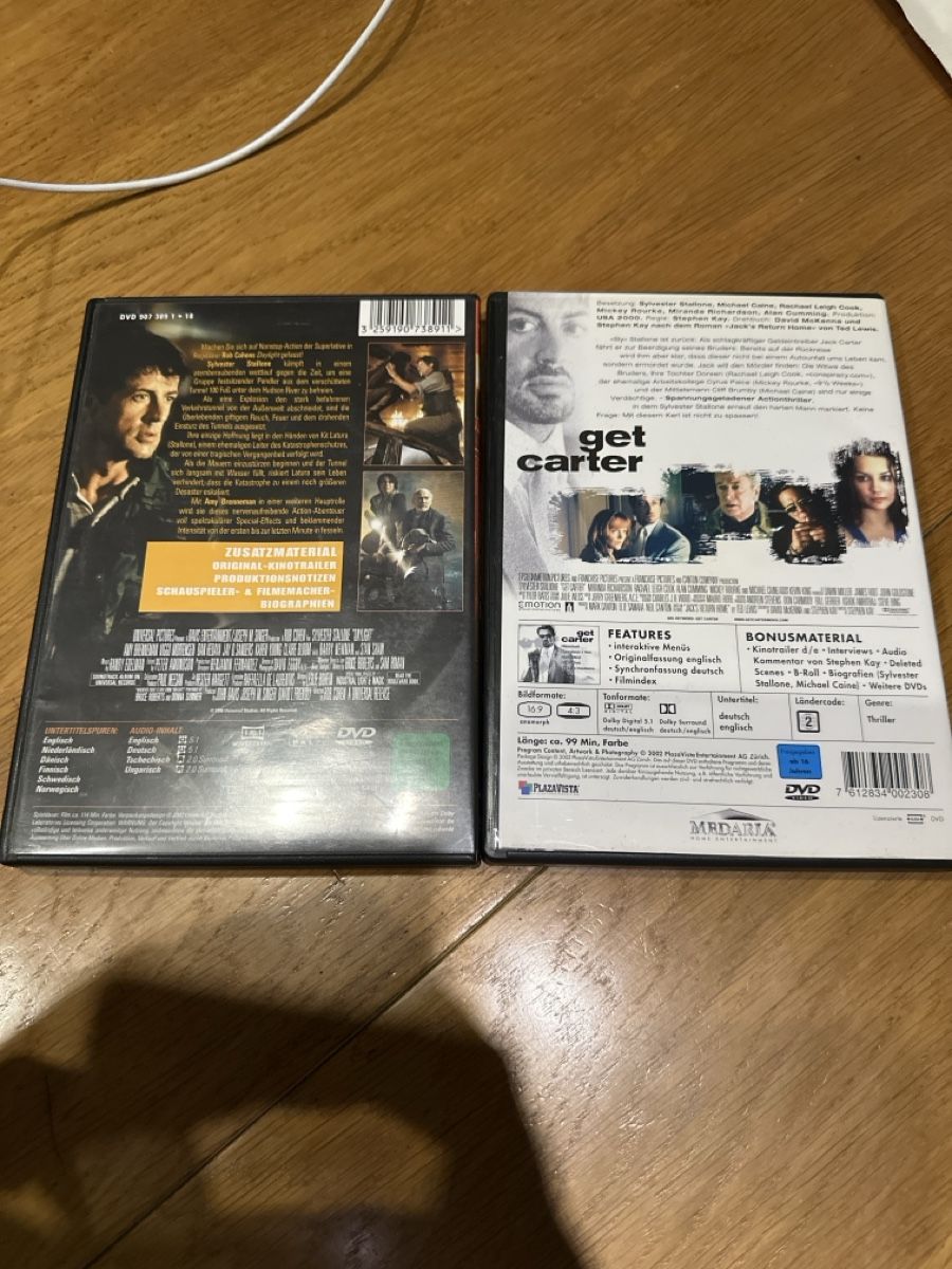 Tutti i DVDs: Daylight, Get Carter Sylvester Stallone DVD – Usato da Benken ZH venduto da Audi-erich 1