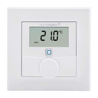 Homematic IP HmIP-BWTH Wandthermostat, leicht vergilbt