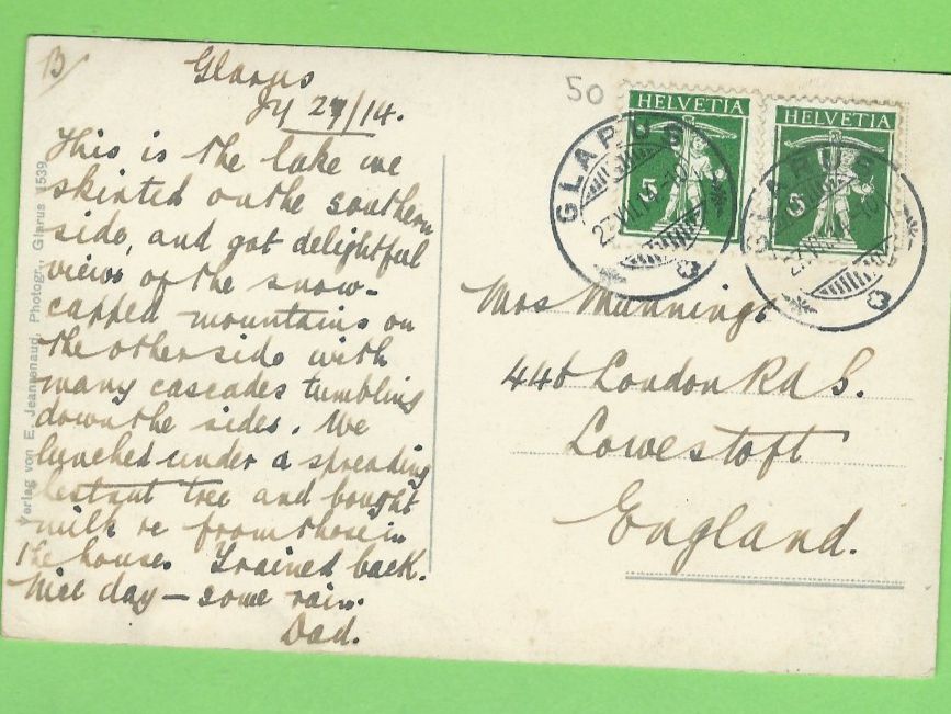 Cartoline postali: Weesen am Walensee – Usato da Zürich venduto da t24_de 1