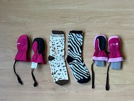 2 P. Winterhandschuhe / 2 P. Wintersocken (einzeln kaufbar)