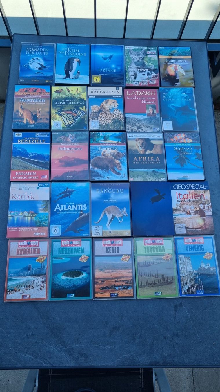 Tutti i DVDs: Tiere, Natur und Länder DVD – Usato da Meilen venduto da lisma29