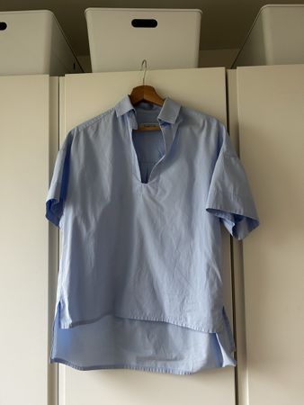 Valentino Bluse oversized hellblau IT 40