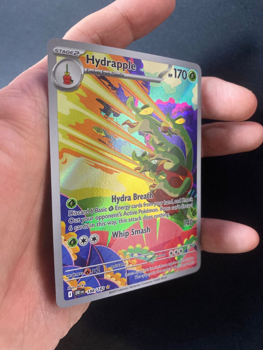 Pokémon Carte collezionabili: Hydrapple 188 - Hydrapfel - Destined Rivals - EN – Nuovo (secondo la descrizione) da Hausen AG venduto da Shrade 1