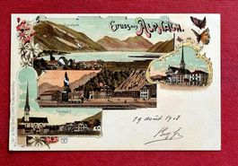 Alpnach -  Mehrbildkarte - Litho - 1908