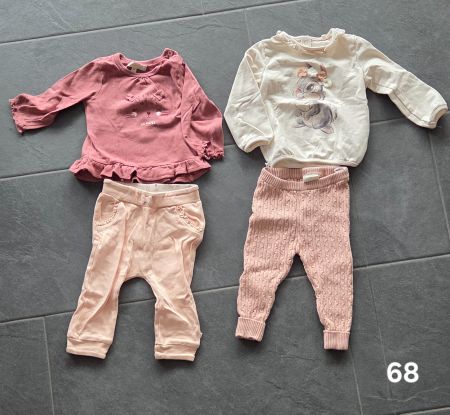 2x Baby Sets, Gr. 68, Mädchen
