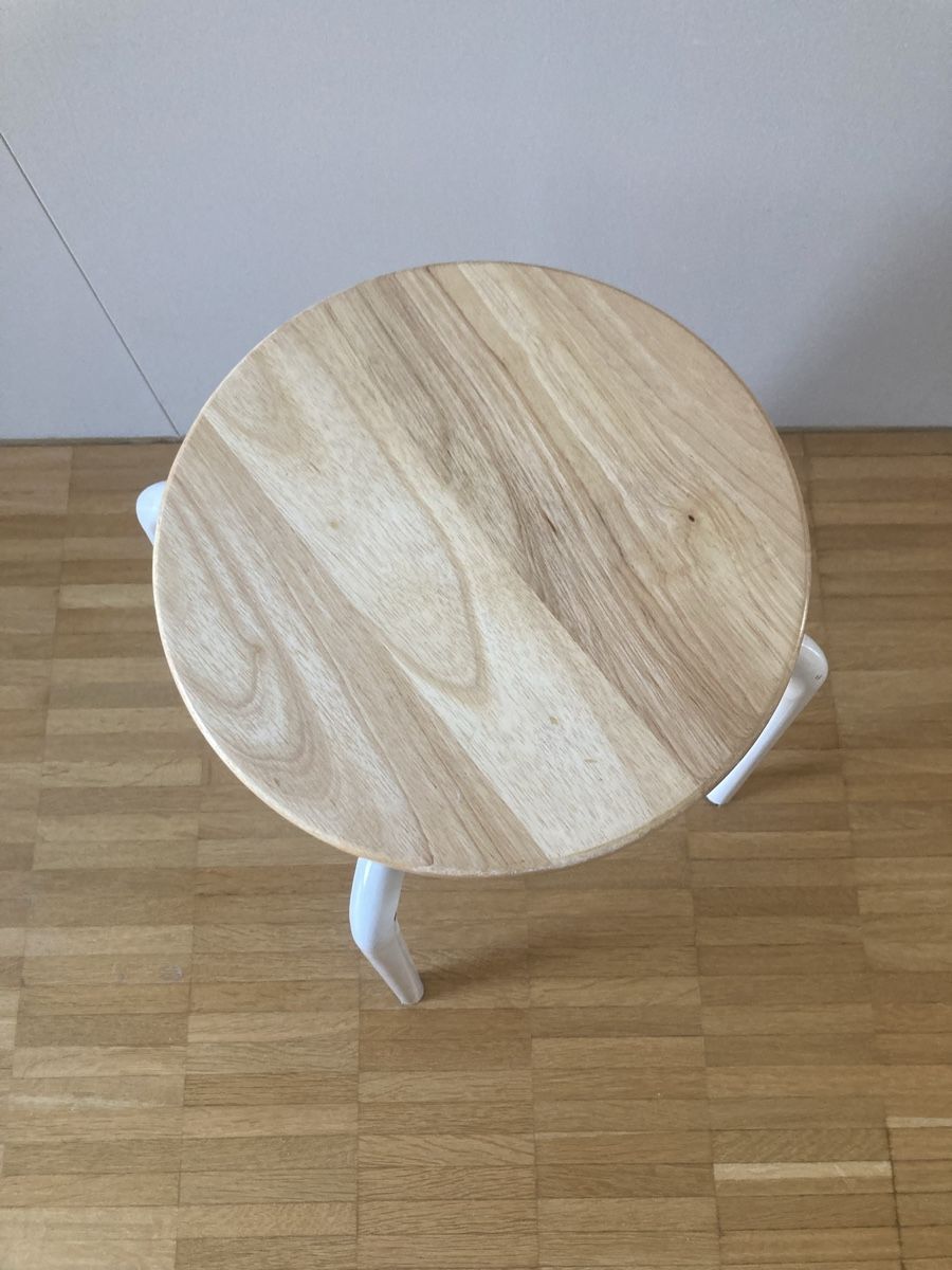 Ikea Hocker: Ikea Hocker Metall/Holz – Gebraucht aus Zwingen von Kult2000 1