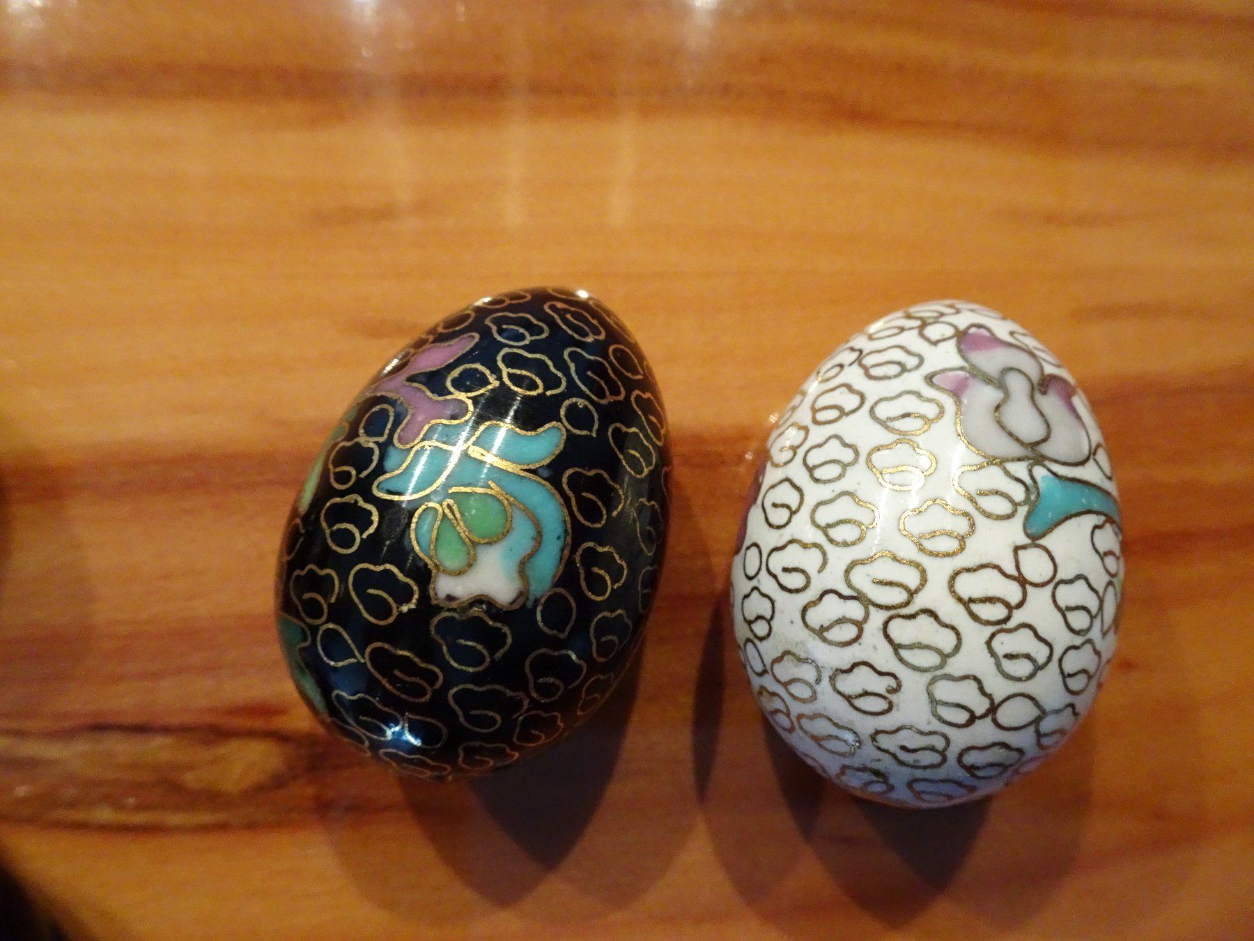 Statuette: Ei   Eier   -  4 Sammel-Eier  aus Porzellan u/oder Cloisonné – Usato da Vitznau venduto da Mina60 5