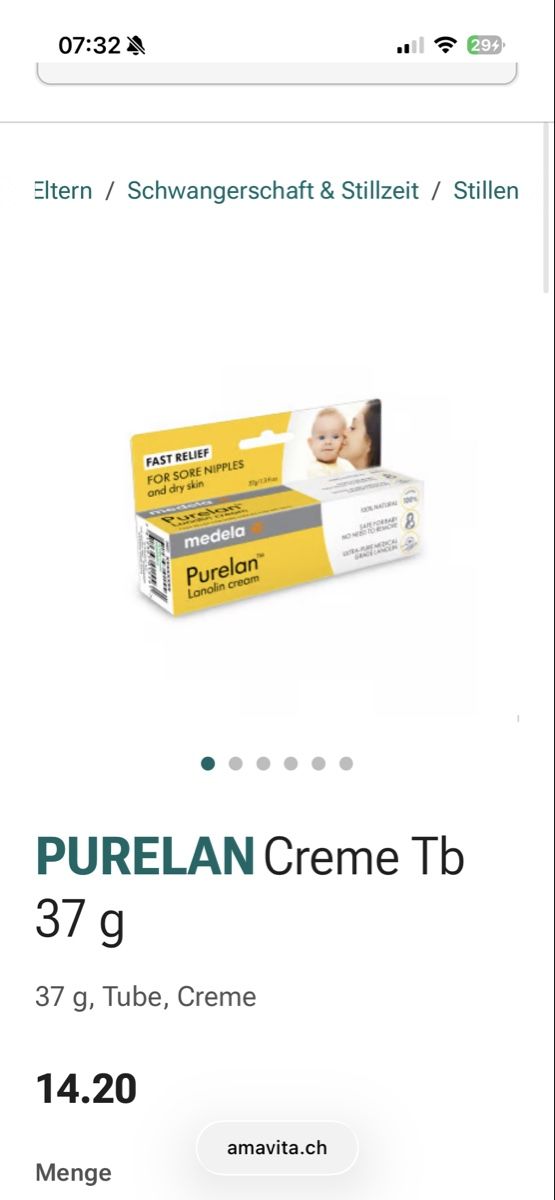 Medela Altro per la cura del corpo: Purelan medela (Brustwarzencreme) – Nuovo (secondo la descrizione) da Muhen venduto da _arif_ 1