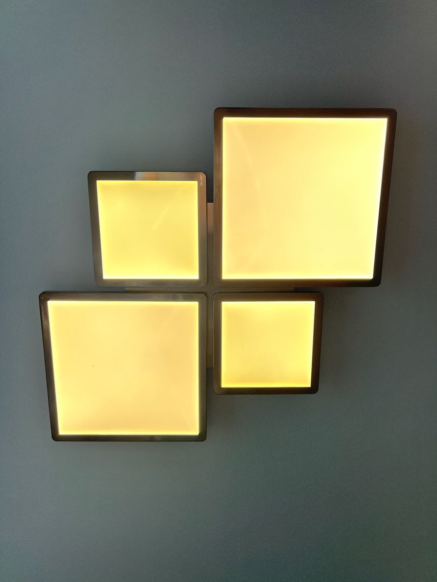 Lustres & lampes de plafonds: Deckenleuchte modern  Metallrahmen gebraucht – D'occasion à Ostermundigen par Andre1210 2