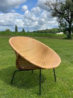 Vintage Korbsessel 1960 Jahre