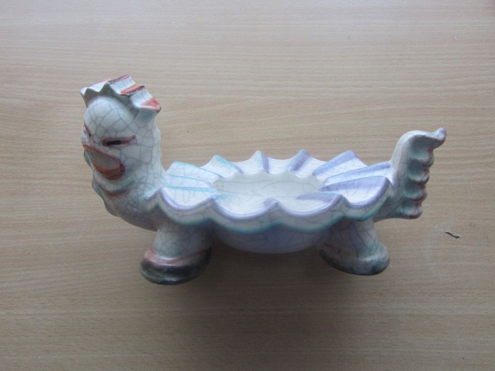 Drachen als SchaleF.Theilmann 1926Kieler Kunstkeramik Kaufen auf