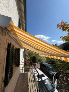 Tende da sole: Sonnenstore gelb-weiss 230 cm – Usato da Herrliberg venduto da tk8_22hw 4