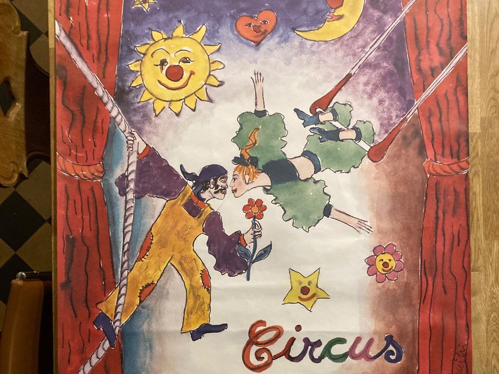 plakat-circus-monti-basel-1999-dimitri-gebraucht-in-winterthur-f-r