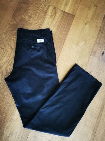 KLITMÖLLER schwarze Chinohose Grösse 32 Design Denmark