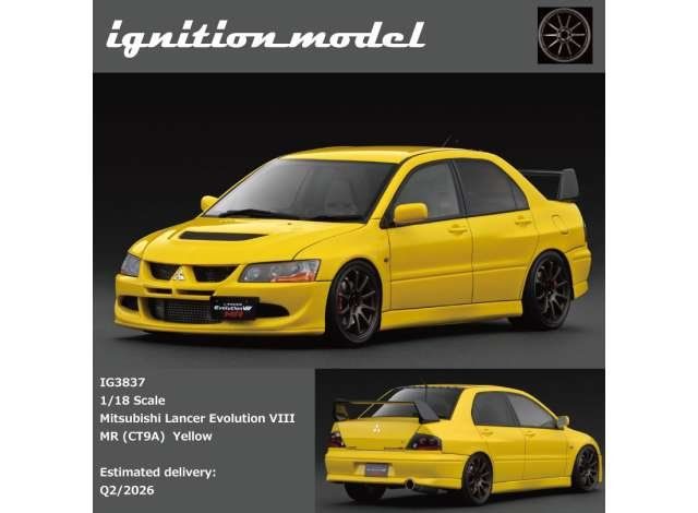 Mitsubishi Modellini d'auto: Mitsubishi Lancer Evolution VIII MR (CT9A) 1/18 Ignition NEU – Nuovo e nell'imballaggio originale da Oberrüti venduto da tomluethi