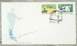 TR13 Enveloppe + Timbre Roumanie 1962
