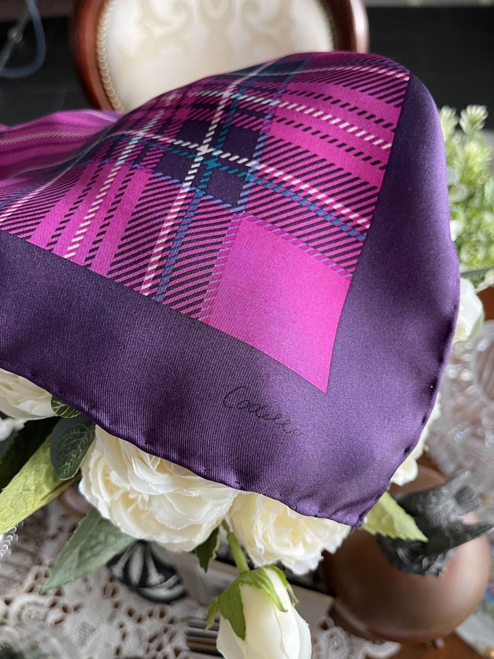 Codello Foulard & Sciarpe: CODELLO Seide Foulard – Nuovo (secondo la descrizione) da Winkel venduto da KaschmirArt 4