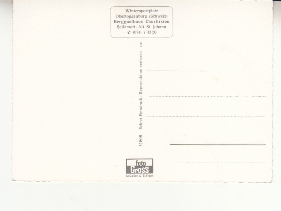 Cartoline postali: Sellamatt ca. 1950 – Usato da Bürglen TG venduto da StampGraf 1