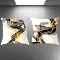 🖤 Kissenbezüge Schwarz-Golden – 2er-Set 🌹✨