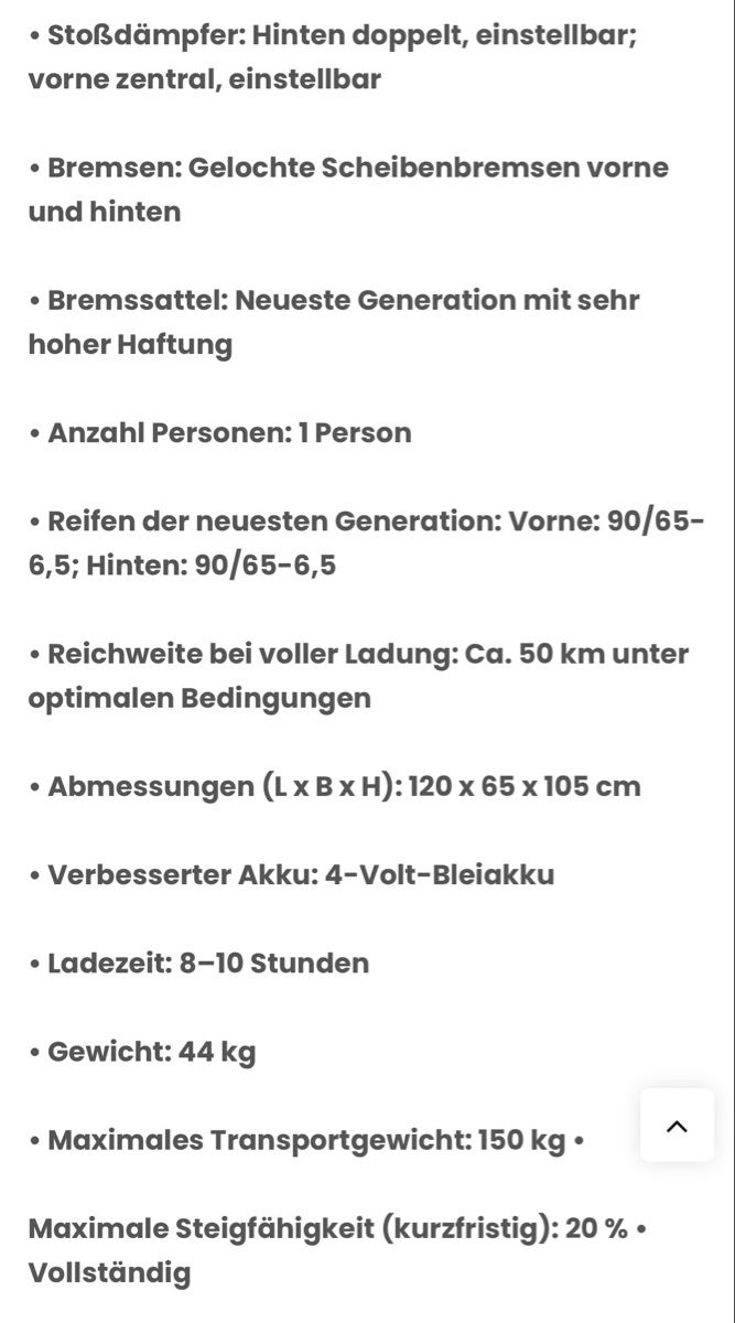 Scooter: Elektroscooter – Usato da Hofstetten BE venduto da Alpheidi75 2