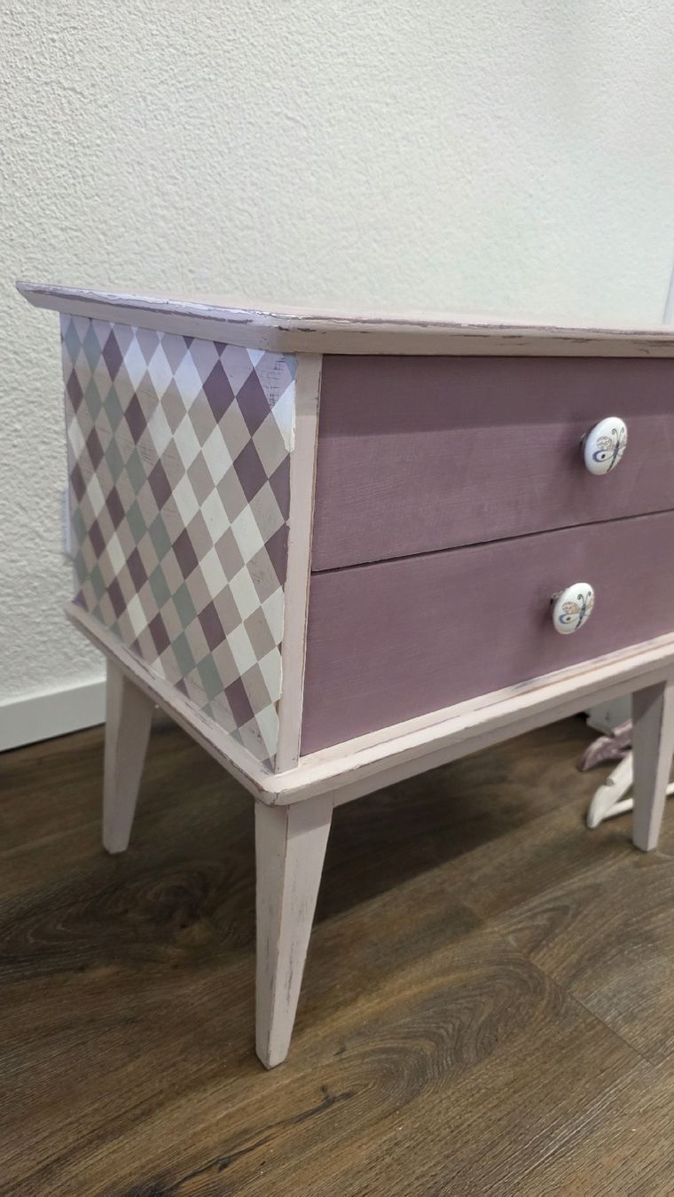 Comodini: Nachttischli Holz, Shabby Chic Stil – Usato da Niedergösgen venduto da MG46 5