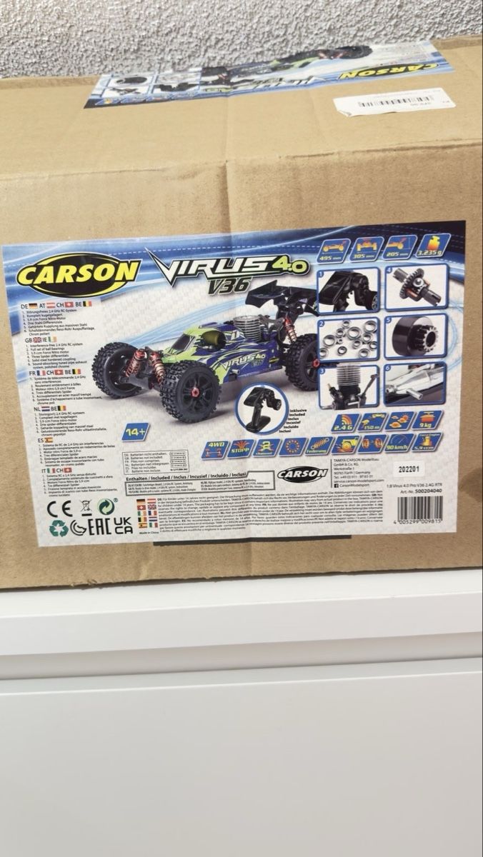 Carson RC Kits de montage: CARSON - Virus 4.0 V36 – Neuf (Voir description) à St. Gallen par emi_9lxr 6