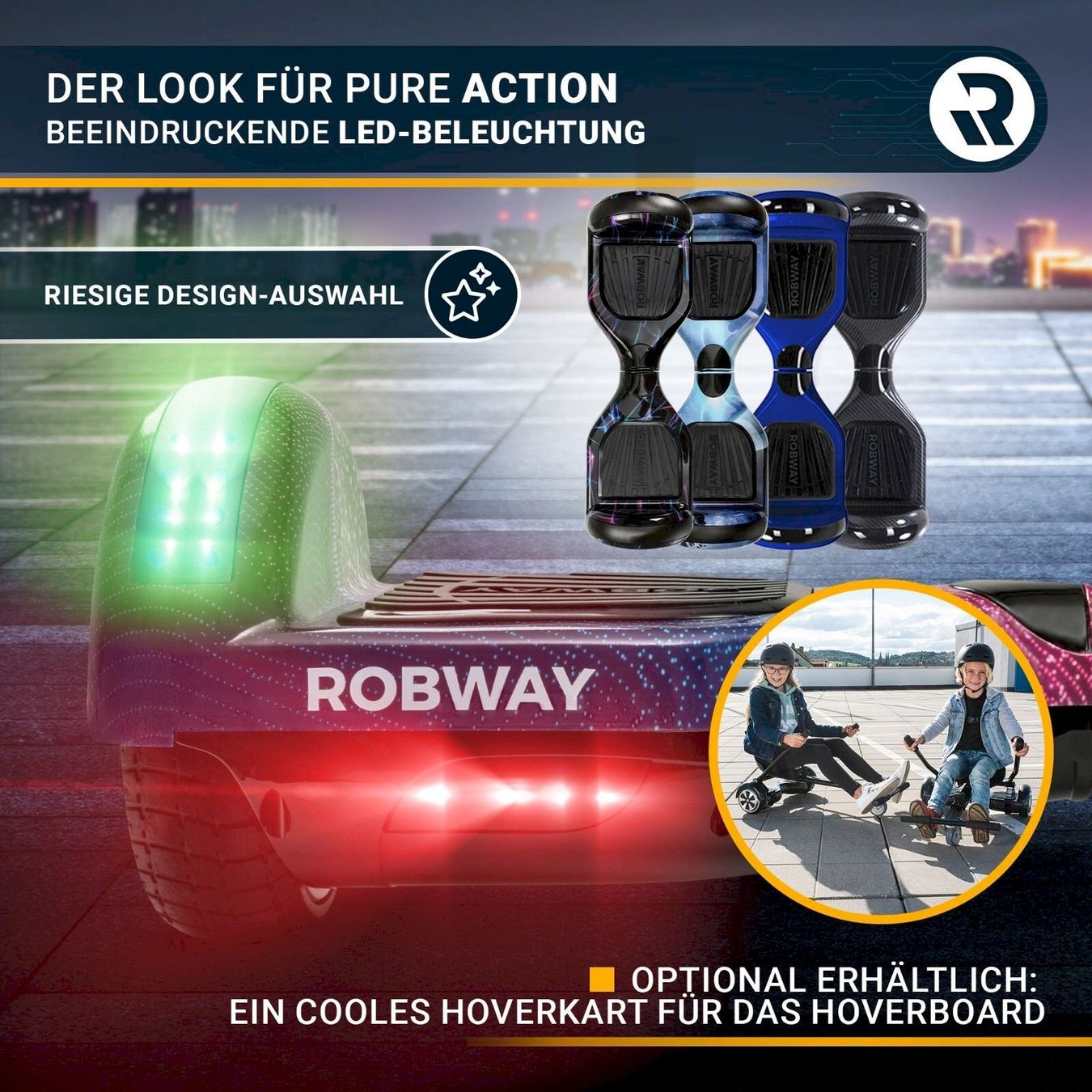 Hoverboards: Robway W1 Hoverboard 2.0 Blau Graffiti – Neu und originalverpackt aus Bottighofen von zaap 7