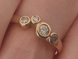 Fingerring Pierre Lang Farbe Gelbgold