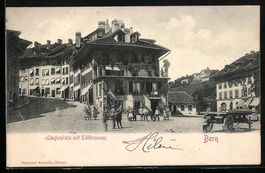 AK Bern, Läuferplatz mit Tellbrunnen