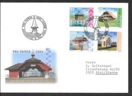 FDC Pro Patria Serie 2004; B284-B287