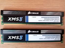 4GB Ram (2x2GB) Corsair XMS3 DDR3-1600 PC3-12800