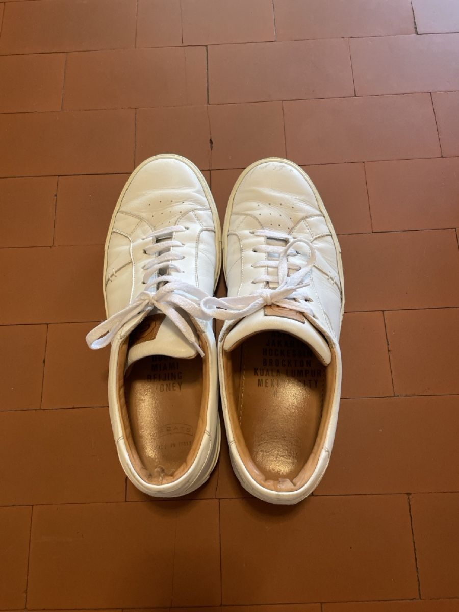 Herrenschuhe: Weisse Ledersneaker – Gebraucht aus Zürich von sga_w9s6 1