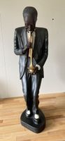 Jazz Figur, Musiker mit Trompete. Höhe ca. 82 cm